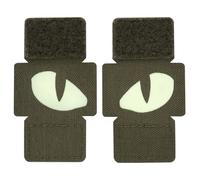 M-Tac Tiger Eyes Laser Cut Patch (double) - Ranger Green