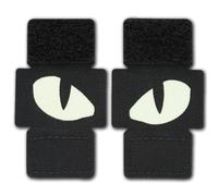 M-Tac Tiger Eyes Morale Patches Tactical Patch Military Combat Hook Fasteners Black
