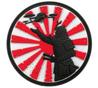 M-Tac Way of the Samurai 3D PVC Morale Patch - Red/Black