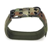 () M Tactical Military Adjustable Dog Training Collar Nylon Leash w/Metal Buckle