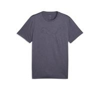 Puma Tad Essential Heather Cat Logo Large Short Sleeve T-shirt Blue L Men