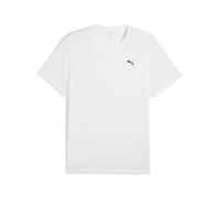 Puma Mens Training Essentials Solid Cat T-Shirt, White, Size M, Men White