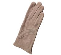 (M, Taupe) Eastern Counties Leather Womens/Ladies Sian Suede Gloves