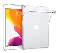 M TECH Clear Soft TPU Back Cover for Apple iPad 10.2 Inch 9th/8th/7th Gen 2021 2020 2019, iPad Air 3, iPad Pro 10.5", Shockproof Transparent Silicom Bumper Gel Case