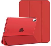 M TECH Smart Book Cover for iPad 10th Generation 10.9 Inch 2022, Slim Fit Case, Flip Folio Stand Case Cover, iPad Air 10, A2696, A2757, A2777 Auto Wake/Sleep (Red)