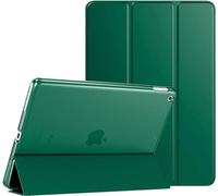 M TECH Smart Pu Leather Flip Folio Stand Case for Apple iPad Air/Air 2 9.7 1st 2nd Gen 2013 2014 & iPad 9.7-Inch 6th / 5th Generation 2018 2017, Smart Book Cover (Emerald Green)