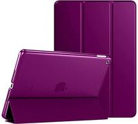 M TECH Smart Pu Leather Flip Folio Stand Case for Apple iPad Air/Air 2 9.7 1st 2nd Gen 2013 2014 & iPad 9.7-Inch 6th / 5th Generation 2018 2017, Smart Book Cover (Purpler)