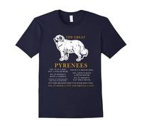 (M) The Great Pyrenees Awesome Dog Lovers Pet Owner Gift T-Shirt-Father's Day