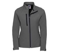 (M, Titanium) Russell Womens/Ladies 3 Layer Soft Shell Jacket