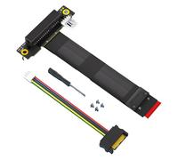 M To PCIe Graphics Card 180/90 Degree Risers Adapter Card PCIE 16X 8X Extension Cable For 2230 2242 2260 Extension Cable
