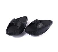 M-TOP Women's Leg Shaping Slippers, Body Sculpting Weight Loss Rocking Shoes, Stretch Slimming Shoes for Beautiful Legs, Summer Thick-Soled Stovepipe Orthopedic Shoes(Size:M,Color:black)