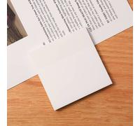(M) Transparent Sticky Notes with Scrapes Stickers Sticky Simple and High-value Note Paper for Student Office Stationery