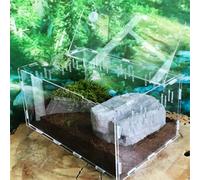 (M) Turtle Tank Reptile toxic Large Acrylic Breeding Cage Non Fish Tank