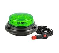 M.U.R.E Low Profile Green LED Magnet Beacon 12V 24V 4 Flash Patterns IP67 LED Global LG676