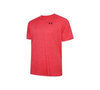 (M) UNDER ARMOUR TECH TEXTURED T SHIRT RED/BLACK