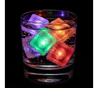 M-V-O 24 Pack Glowing LED Ice Cubes for Drinks, Multicolor Waterproof Light Up Ice Cubes with Liquid Sensor for Cocktail, Party, Bar, Wedding, and Event Decor