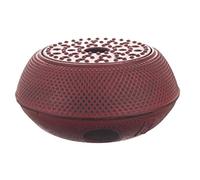 M.V. Trading T-7048 Large Cast Iron Tetsubin Teapot Warmer Arr, Red