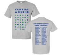 (M) Vampire Weekend S/S Symbol Tour T-shirt S