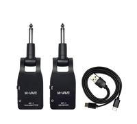 M-VAVE 2.4GHz Wireless Guitar System Built-in Rechargeable Upgrade Wireless Guitar Bass Transmitter Receiver for Electric Bass