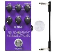 M-VAVE Elemental Mini Delay Guitar Effects Pedals,Digital Effects Pedal with 9 Modes (Digital/Analog/Tape/Reverse/Dual/Duck/Trem/ICE/LoFi),Compact Guitar Pedal with Footswitch Topper & Audio Cable