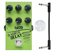 M-VAVE MINI-UNIVERSE Mini Reverb Guitar Effects Pedal,Digital Reverb Pedal with 9 Modes,True Bypass, Supply-Perfect Mini Reverb with Footswitch Topper&Audio Cable (ClassicDelay)