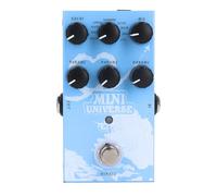 M-VAVE Overdrive Guitar Pedal Effector, Reverb Effector, Digital Modelling DC9V/Type-C, 2 Power Supply Methods, Blue