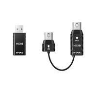 M-VAVE Wireless MIDI Transmission System Ultra Low Latency, USB Bluetooth Option for MIDI Controller Mac, iOS, Windows, 5-PIN DIN Interface Wireless MIDI Keyboard Instrument Synthesizer