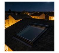 m Vented Skylight Well Window for Flat RoofsManual Open Design Ideal for Villas Basements Sunrooms Attics95x95cm Roof