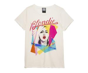 (M, Vintage White) Amplified Womens/Ladies Ahoy 80s Blondie T-Shirt
