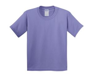 (M, Violet) Gildan Youth Unisex Heavy Cotton T-Shirt