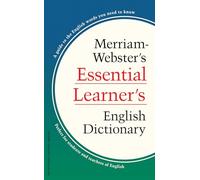 M-W Essential Learner's English Dictionary
