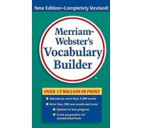 M-W Vocabulary Builder 2nd Edition by Merriam-Webster (English) Paperback Book