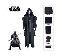 (M) Wars Darth Maul Cosplay Costume Halloween Fancy Dress Party Black Set