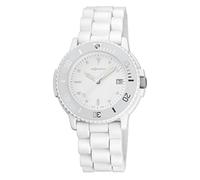 M WATCH - Unisex Wrist Watch - Quartz Movement - White Dial Silicone Strap - WYW.96210.RA - Mineral Crystal - Luminous Bezel - Water Resistant 100m - Watches for Men and Woman - Made in Switzerland