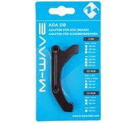 M-wave Ada Db Is2 Front Disc Brake Caliper Adapter 160 mm Black