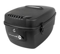 M-WAVE Amsterdam Rigid Lockable Top Box With Fixings- Bike Cycle Bicycle
