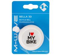 M-wave Bella 3d Bike Bell One Size I Love My Bike