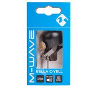 M-Wave Bella C-Yell Unisex Adult Mini Bell Copper Diameter 30 mm (1 Piece), Black, Diameter 30 mm
