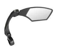 M-Wave Bicycle Mirror - Right Side - Alloy Clamp - Toughened Real Glass Lens