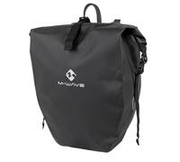 M-Wave Bicycle Pannier Rack Bag, 100% Waterproof, 22L Volume, Shoulder Strap, Inner Pocket, Downtown Single Flex