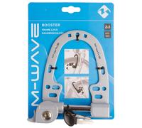 M-wave Booster Bike Frame Lock One Size Siver