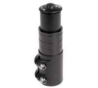 M-Wave Unisex - Adult CP Lift Height Adaptor, Aluminium, for 1 1/8", Height Adjustable, Black