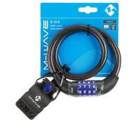 M-wave D 12.6 Cable Lock 12 x 600 mm Black