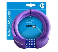 M-wave Ds 12.10 S Spiral Cable Lock 12 x 1000 mm Purple