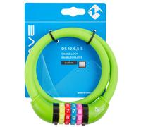 M-wave Ds 12.6.5 S Cable Lock 12 x 650 mm Green