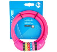 M-wave Ds 12.6.5 S Cable Lock 12 x 650 mm Magenta