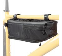 M-Wave Frame Bag Bicycle Gravel, Bikepacking, Waterproof, Reflective, Bicycle Bag, Rough Ride Triangle Black Series