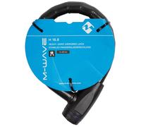 M-wave H 18.8 Joint Armored Cable Lock 18 x 800 mm Dark Smoke