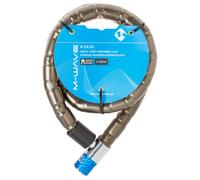 M-wave H 24.10 Joint Armored Cable Lock 24 x 1000 mm Black