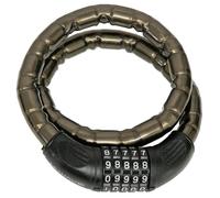 M-WAVE Heavy Duty Armoured Combination Bike Cable Lock 800mm x 18mm